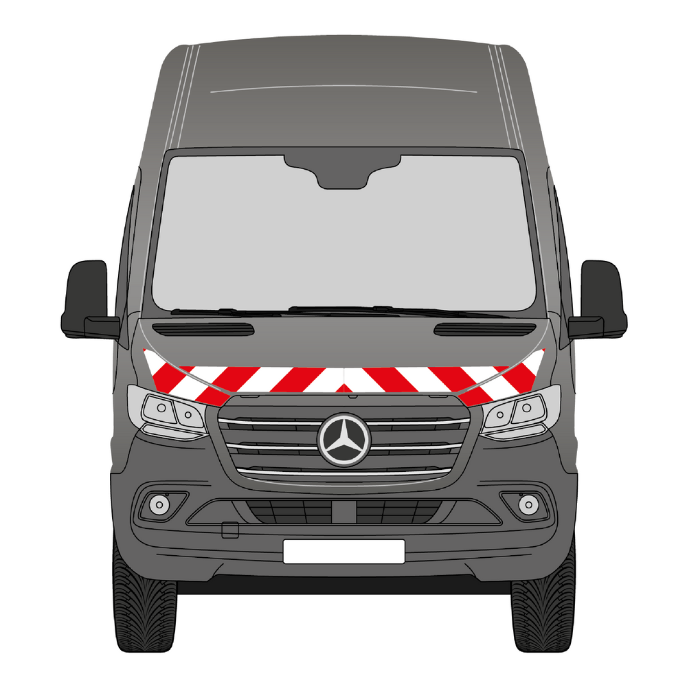Warnmarkierungssatz - MB Sprinter mit Seitenblinker ab 2018