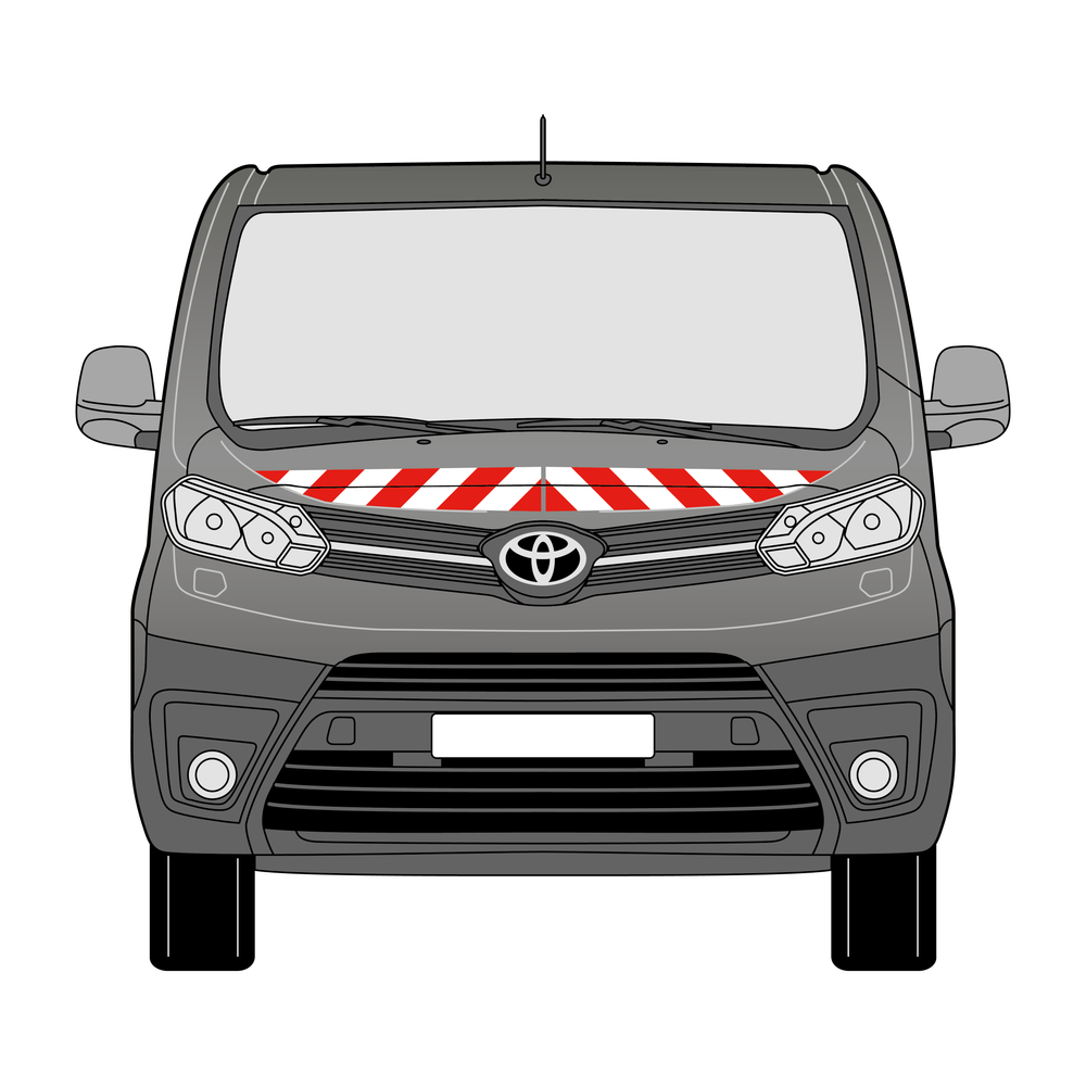 Warnmarkierungssatz - Toyota ProAce ab 2016-2024