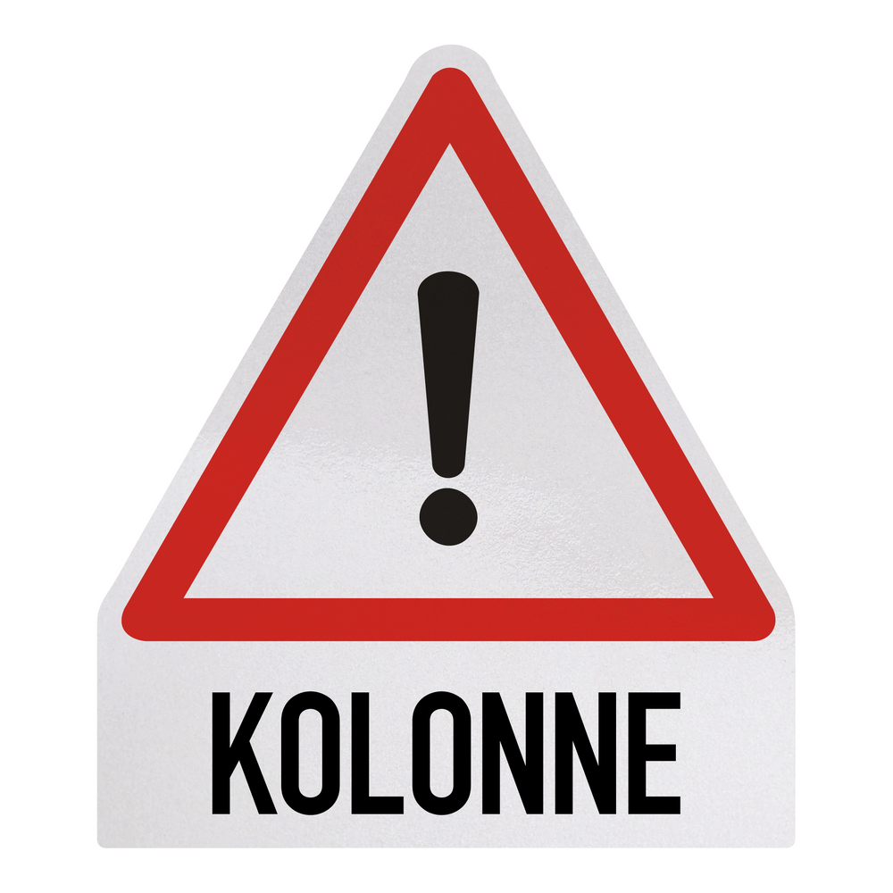 Magnetschild "Kolonne"