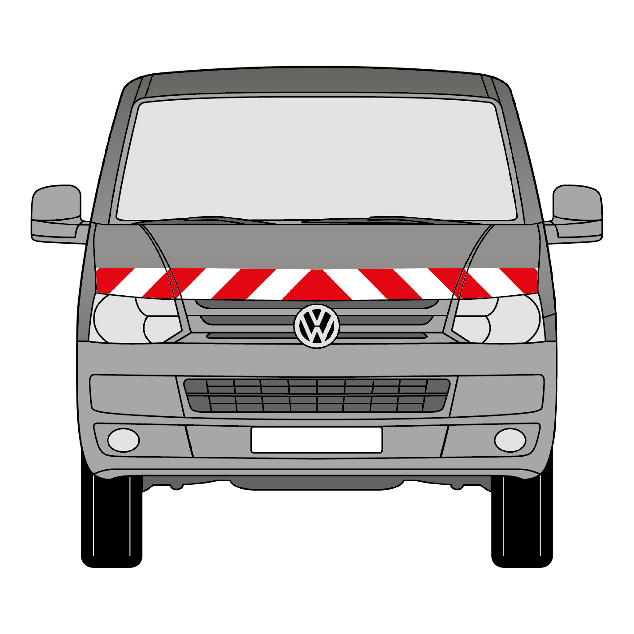 Warnmarkierungssatz - VW T5 ab 2019-2015