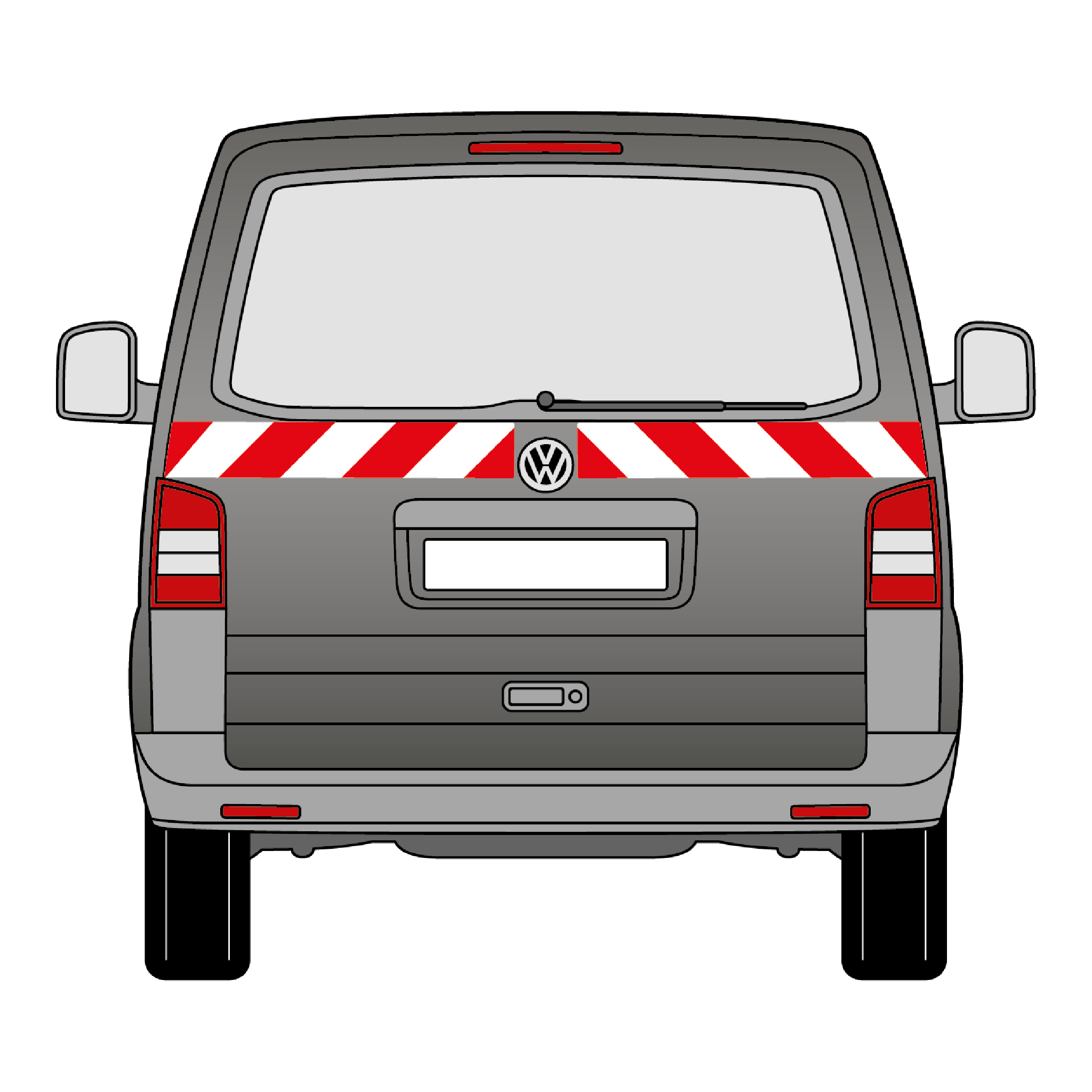 Warnmarkierungssatz - VW T5 ab 2019-2015