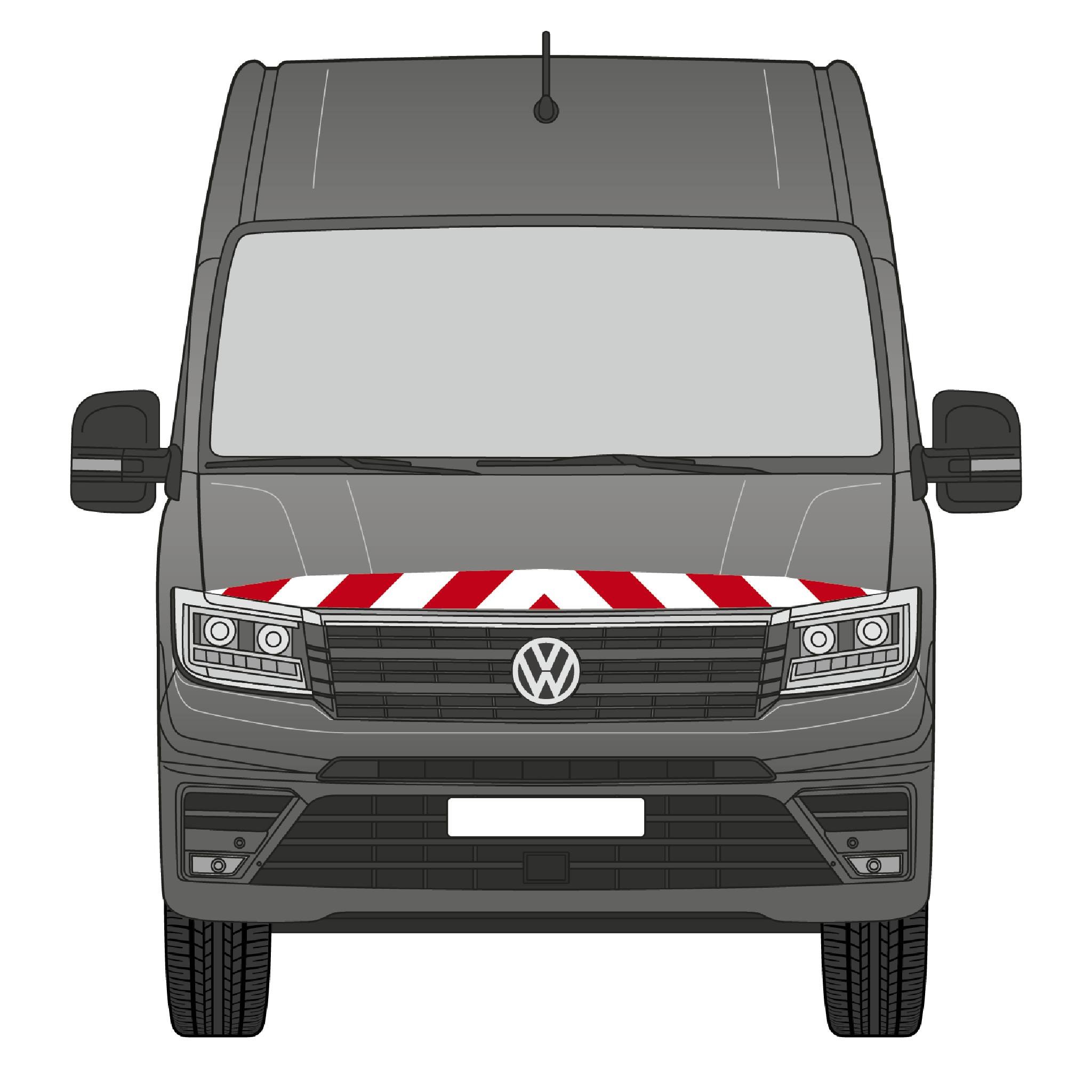 Warnmarkierungssatz - VW Crafter ab 2017