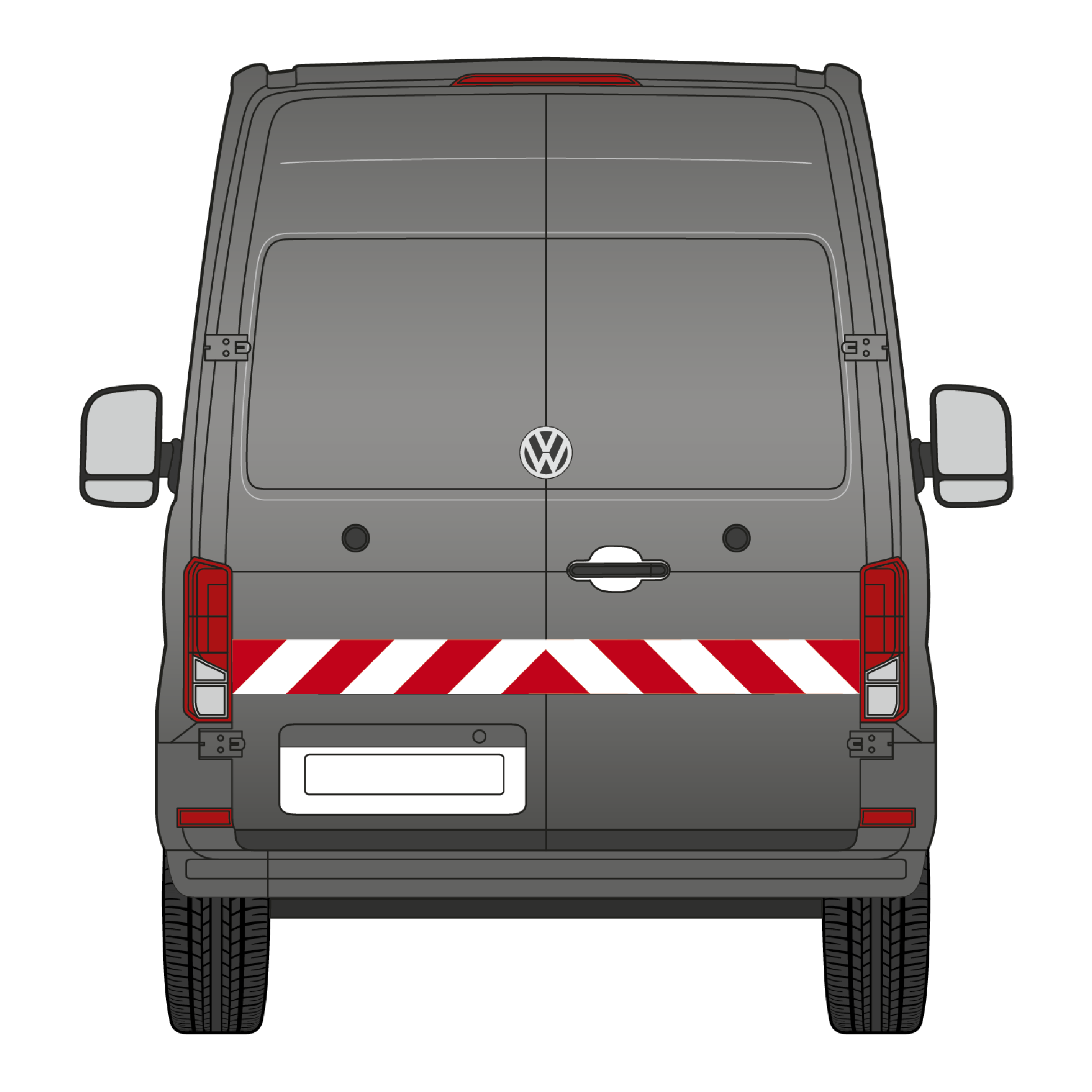 Warnmarkierungssatz - VW Crafter ab 2017