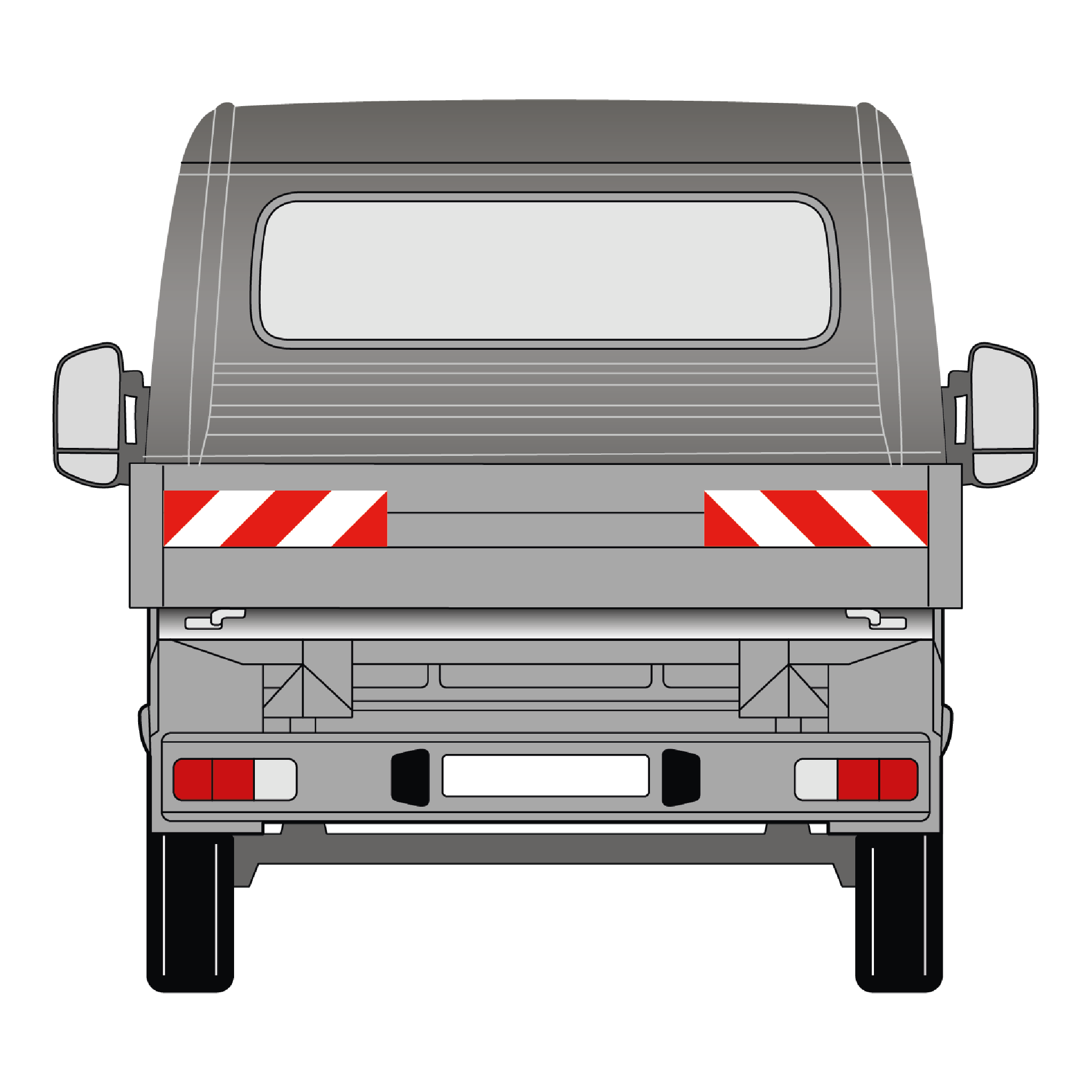 Warnmarkierungssatz - Citroen Jumper ab 2014-2024