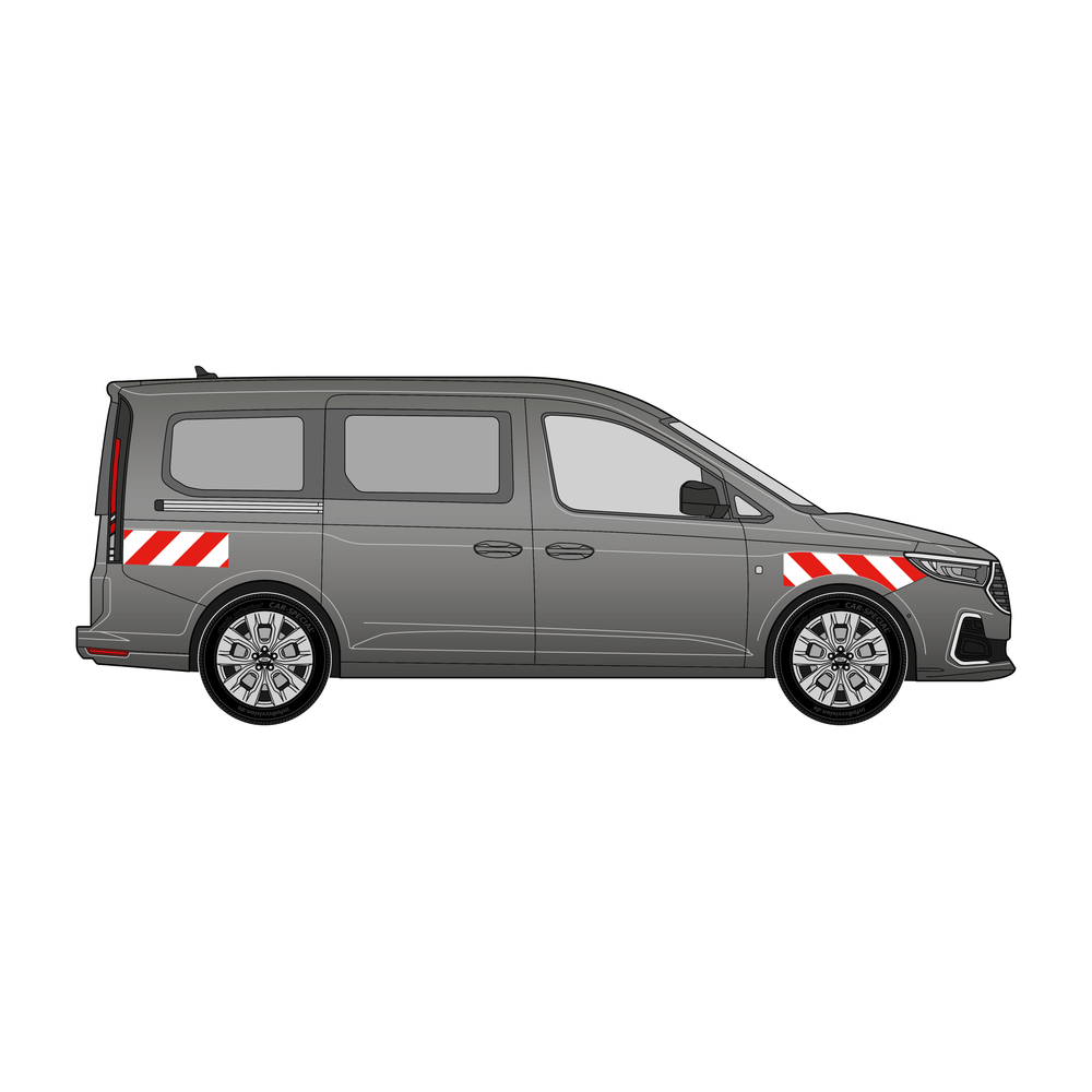 Warnmarkierungssatz - Ford Transit Connect ab 2024 m. Heckklappe