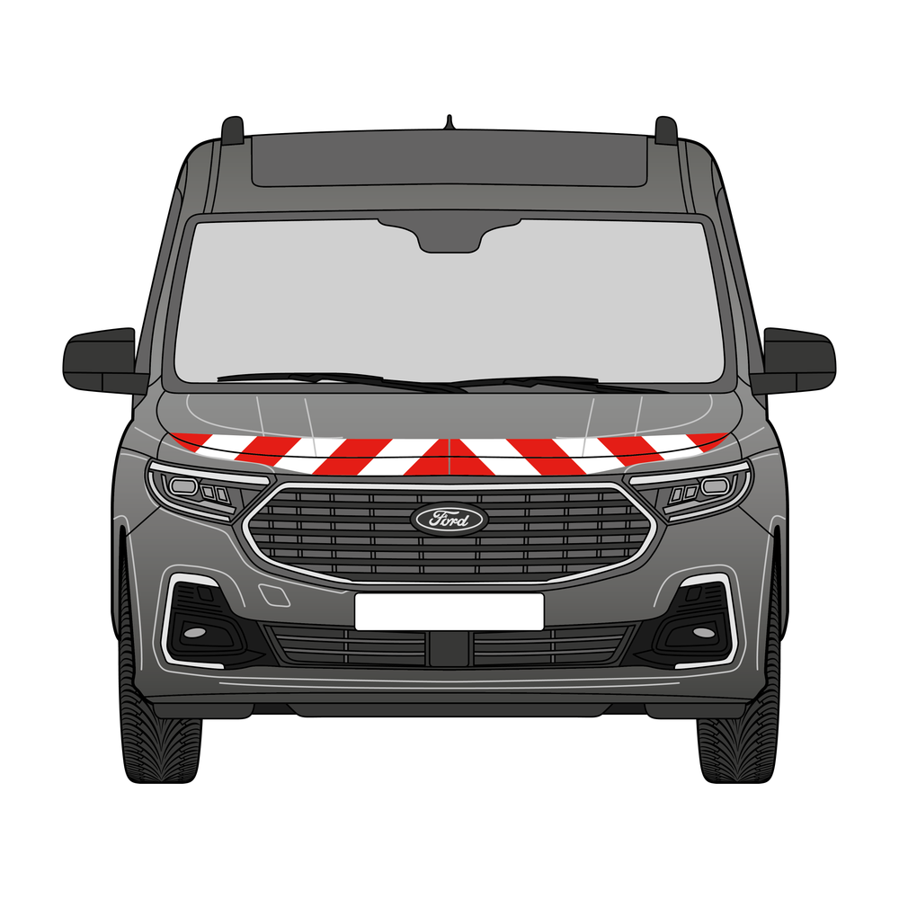 Warnmarkierungssatz - Ford Tourneo Connect ab 2022 m. Heckklappe