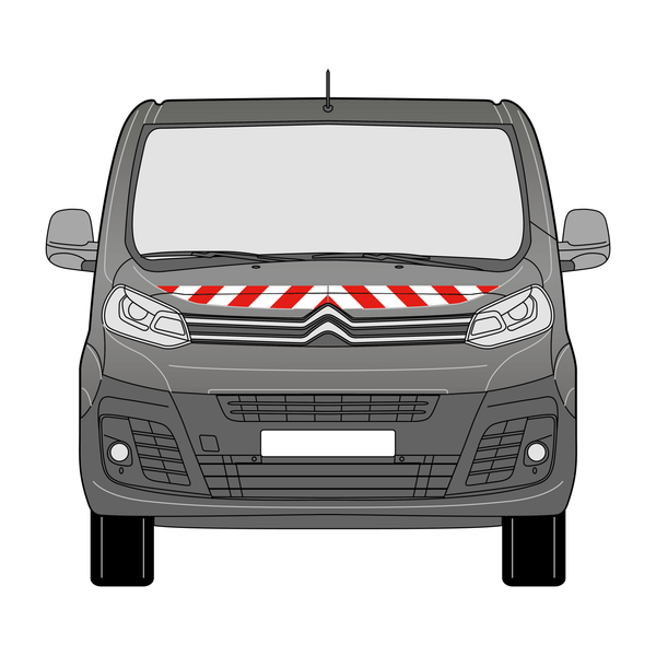 Warnmarkierungssatz - Citroen Jumpy 2016-2024 m. Hecktüre