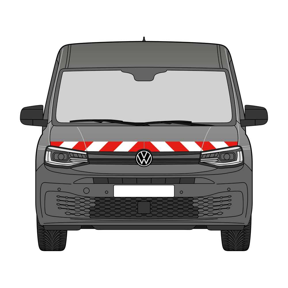 Warnmarkierungssatz - VW Caddy Maxi ab 2020 Heckklappe