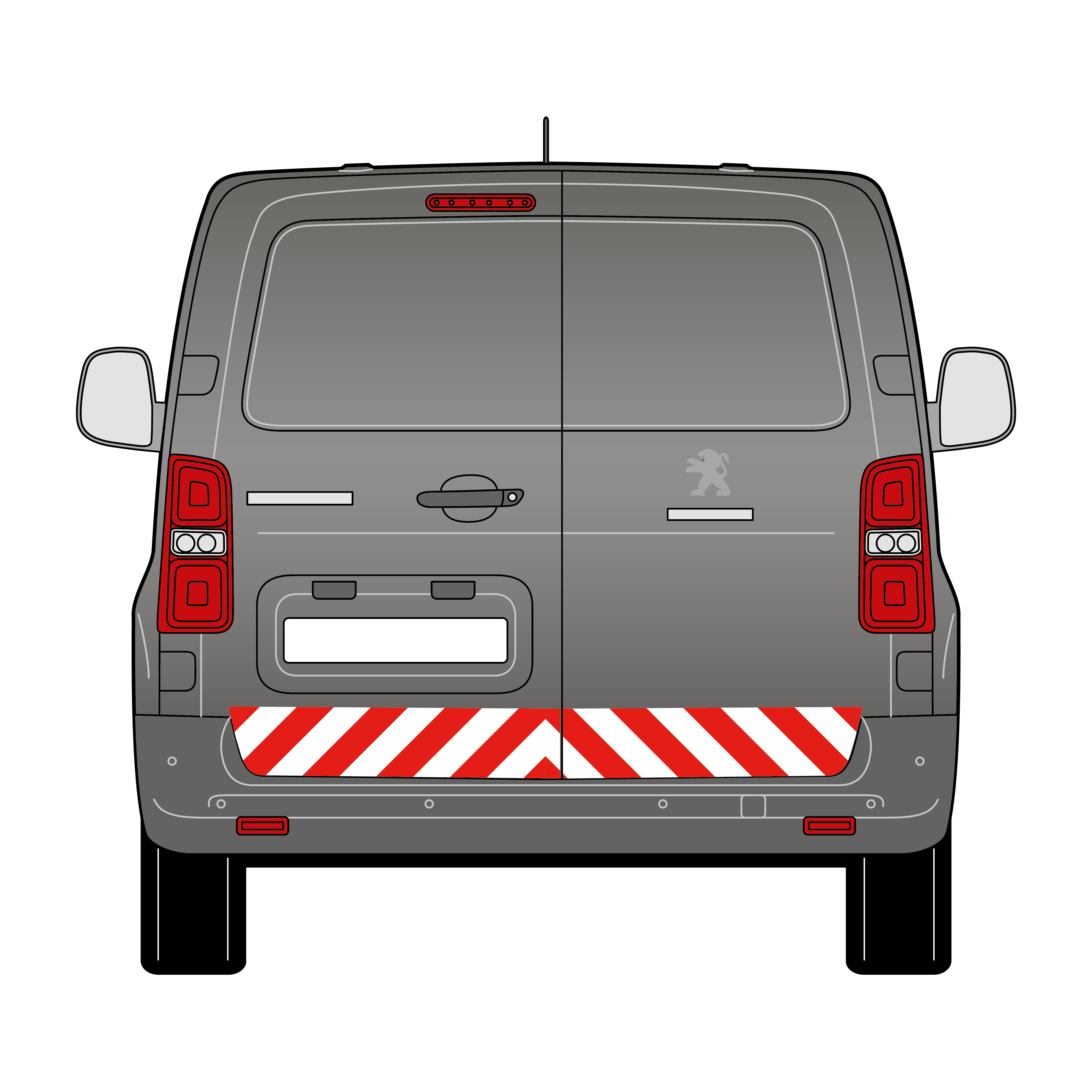Warnmarkierungssatz - Peugeot Expert ab 2016-2024