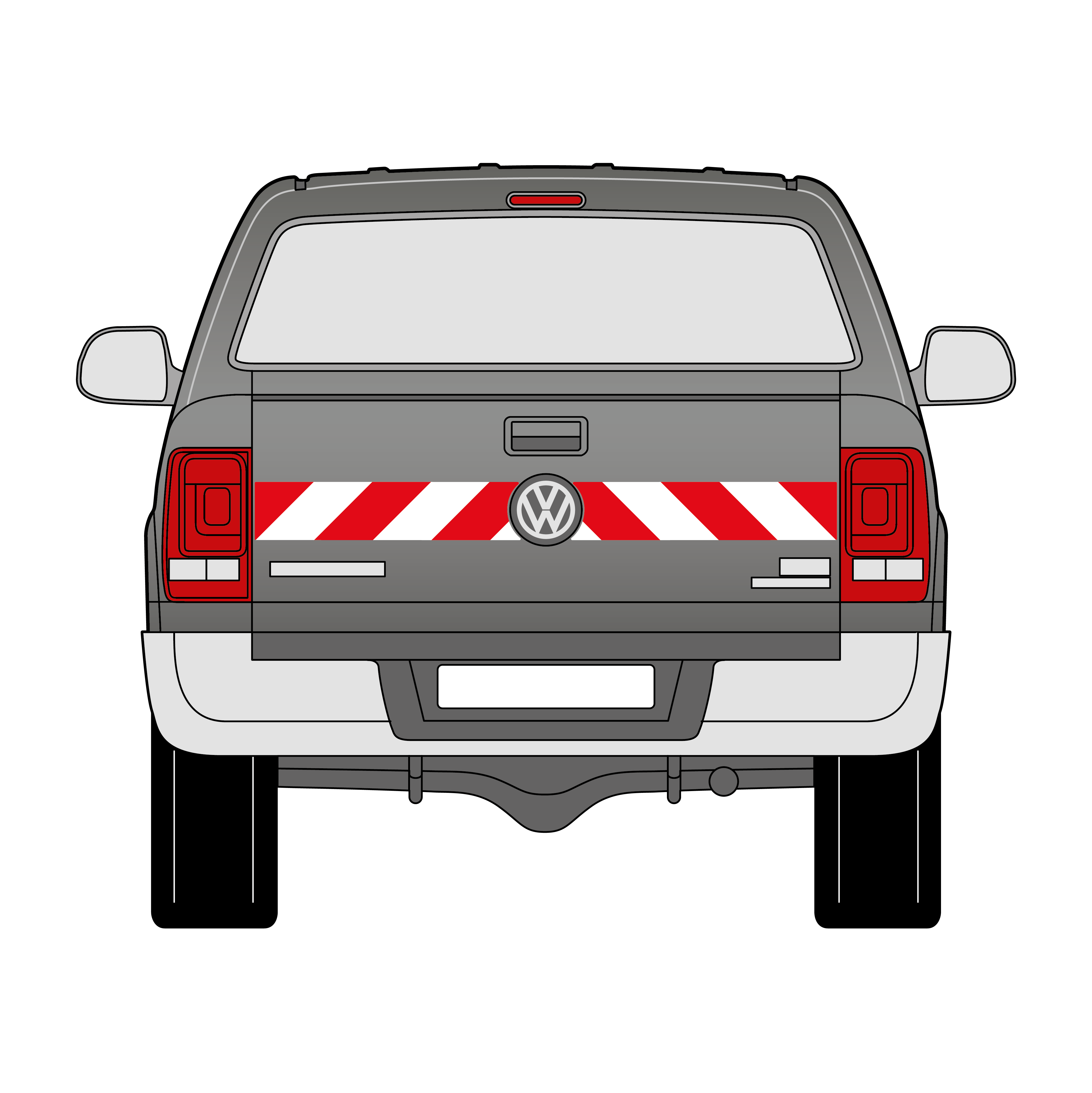 Warnmarkierungssatz - VW Amarok ab 2017