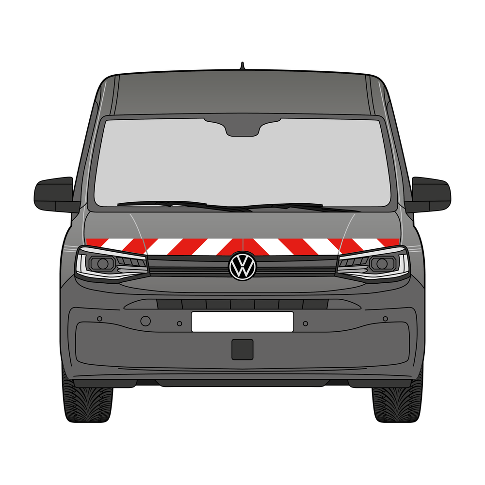 Warnmarkierungssatz - VW Caddy Maxi ab 2020 Hecktüre