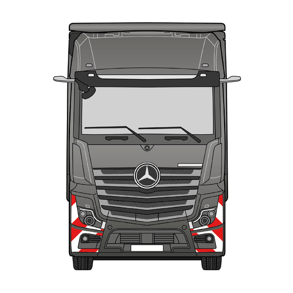 Warnmarkierungssatz - MB Actros 2011-2019