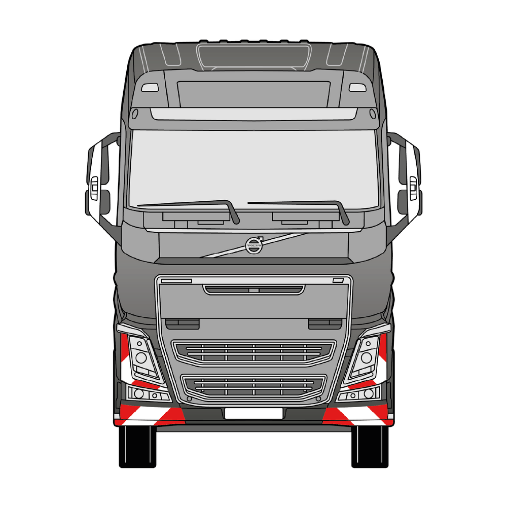 Warnmarkierungssatz - Volvo FH 2013-2020